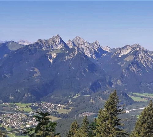 Blick von der Terrasse am Säulinghaus