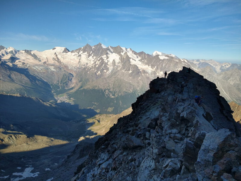 Herrliche Stimmungen im Aufstieg