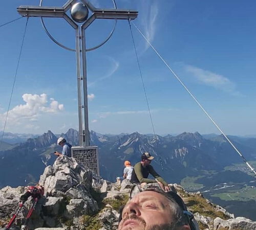 Ruhepause für die Tourenleitung