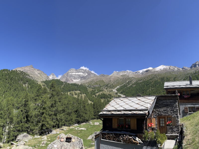 Aufstieg zur Hütte