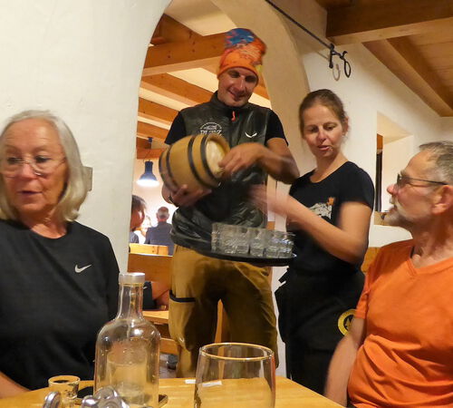 Puez Hütte 22 Uhr