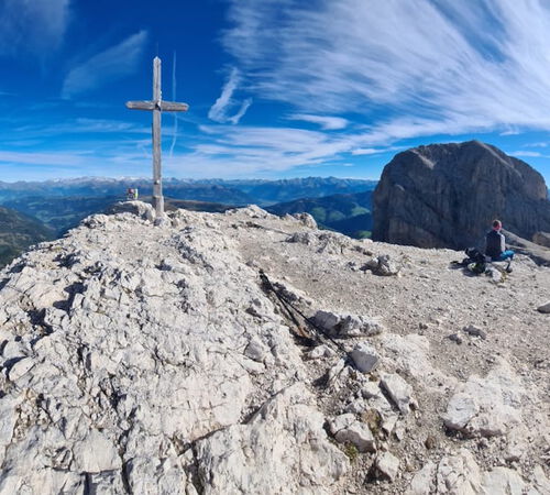 Panorama vom Kleinen Peitlerkofel